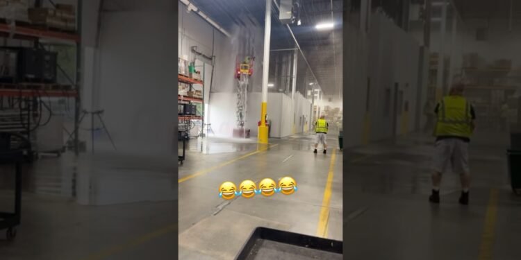 This Went Improper FAST 💀 #warehousechaos #forklift #forkliftfail  #bluecollar #funnyfails #viral #fyp