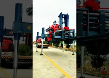 Forklift tail crane #ForkliftCrane #building #equipment #manufacturing unit #Forklift